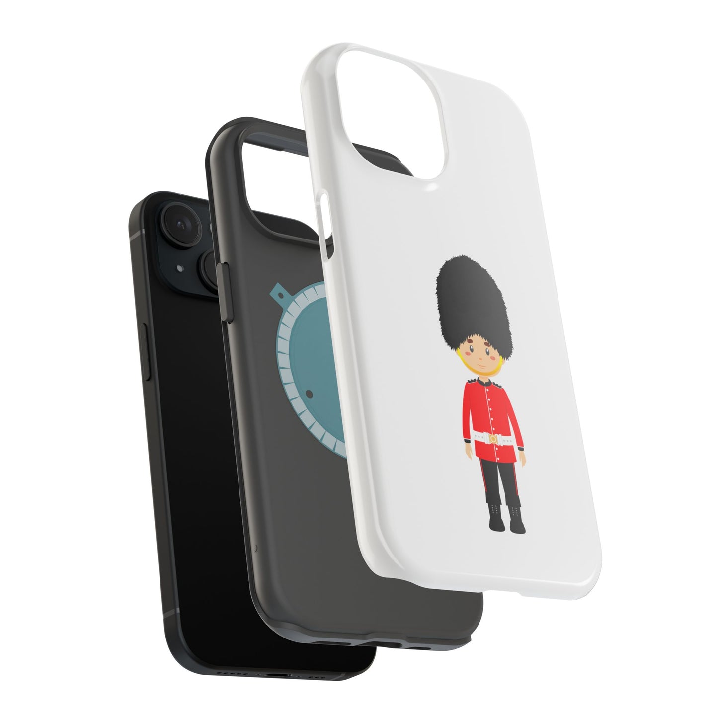 Magnetic Phone Cases featuring Adorable Guard Character, Unique Gift for Kids and Adults, Cute Phone Cover for Holiday, Fun & Stylish [...]