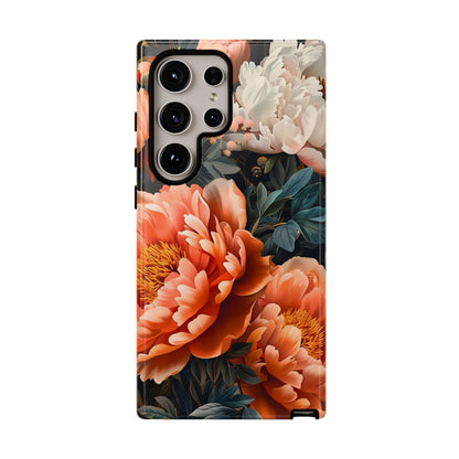 Floral Phone Case - Tough Cases, Durable Cover, Flower Design, Unique Gift, Phone Accessories