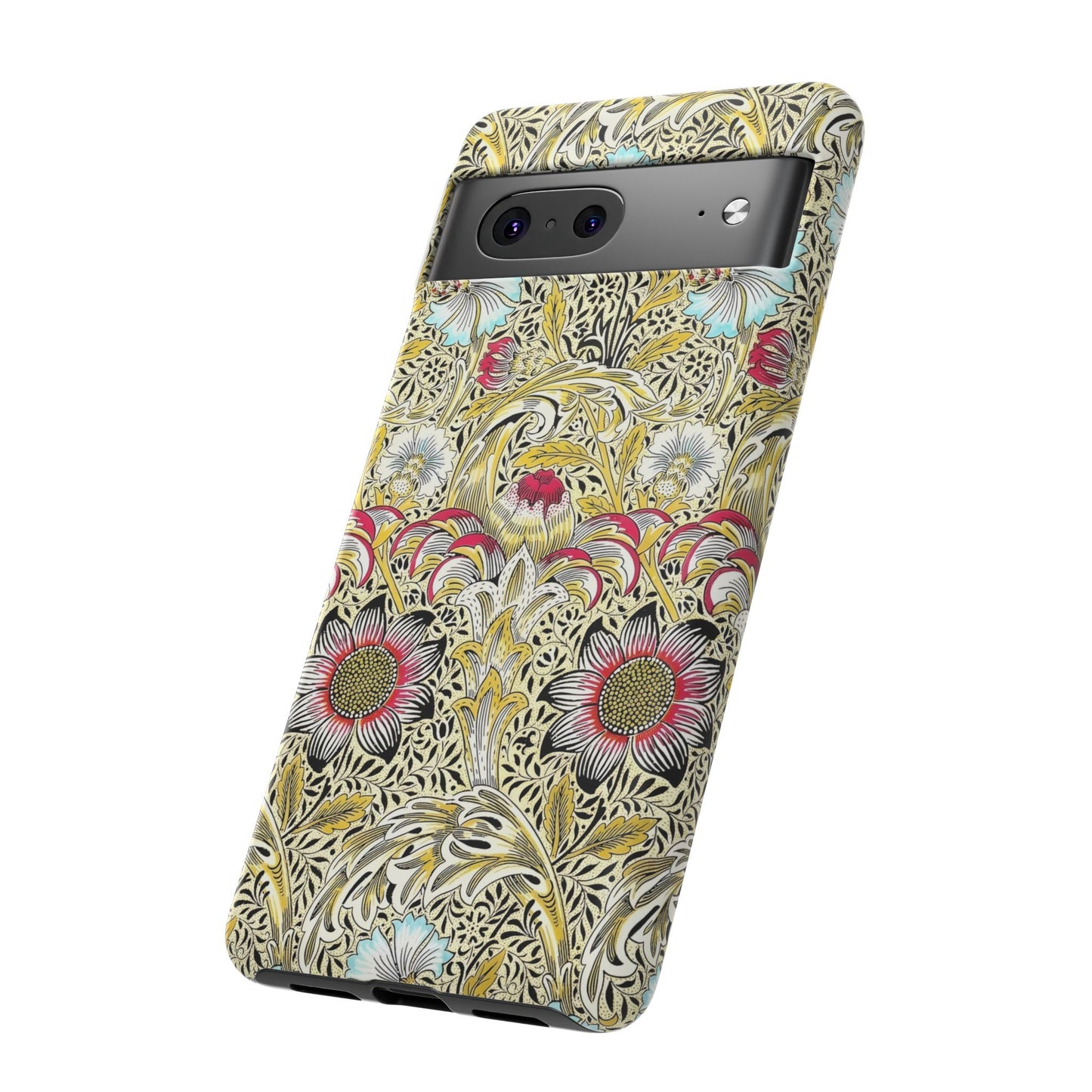 Floral Phone Case - Tough Cases, Floral Design, Stylish, Protective, Unique Gift for Her, Phone Accessories
