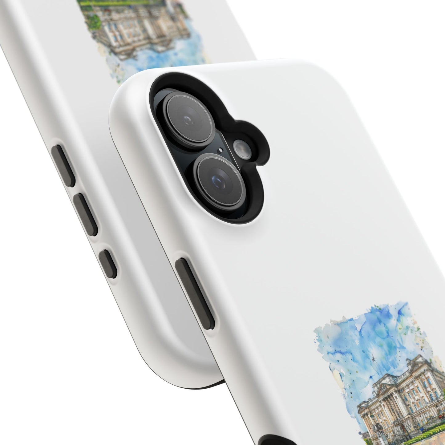 Artistic Magnetic Phone Case, Custom Tough Case, Unique Phone Cover, Gift for Travelers, Landscape Design, Protective Case