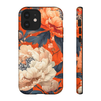 Floral Tough Case, Durable Floral Phone Case, Stylish Protection Case, Gift for Her, Spring Accessories, Mother’s Day Gift