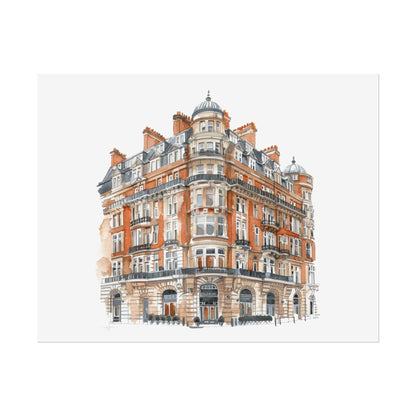 Elegant Architectural Rolled Posters, Art Prints for Home Decor, Gift for Housewarming, Wall Art for Living Room, Unique Art Decor