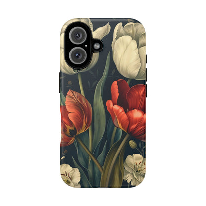 White Flower Tough Cases