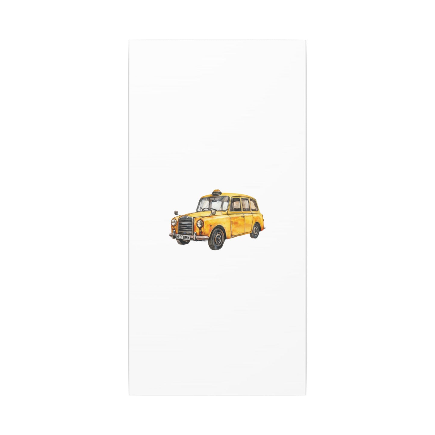 Vintage Taxi Matte Canvas, Stretched, 0.75" (Multi-Size)