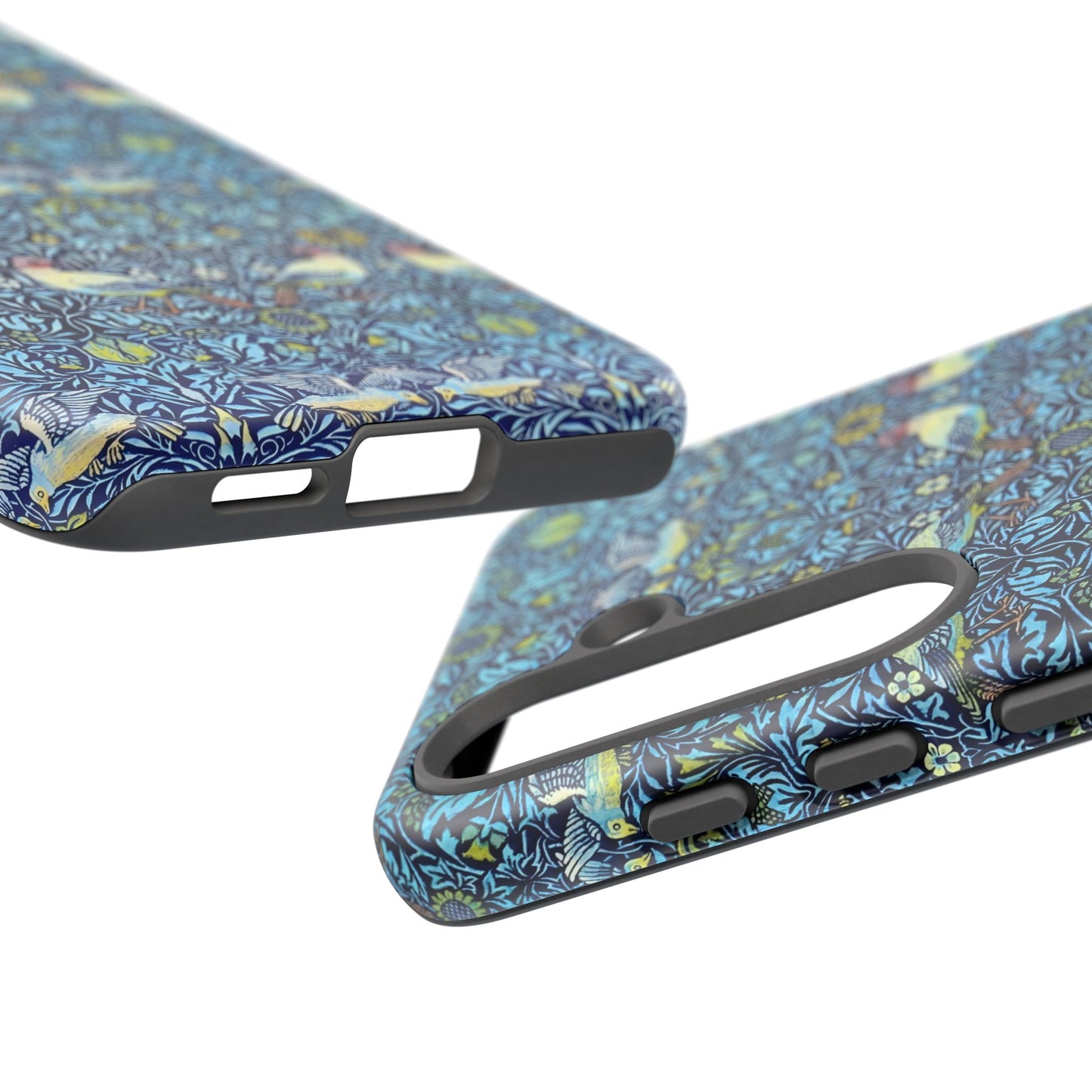 Bird and Floral Pattern Phone Case, Tough Cases, Gift for Nature Lovers, Eco-friendly, Custom Phone Accessories, All-Occasion