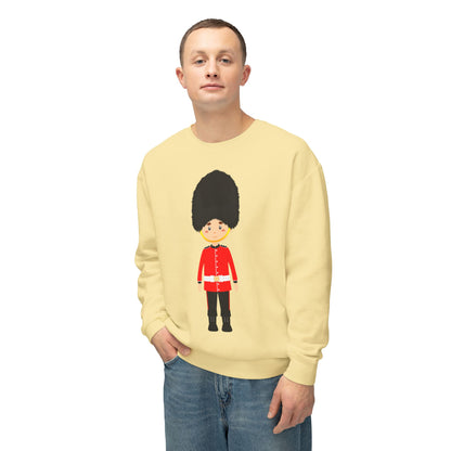 Unisex Lightweight Crewneck Sweatshirt - British Soldier - Classic Military Elegance and Honorable