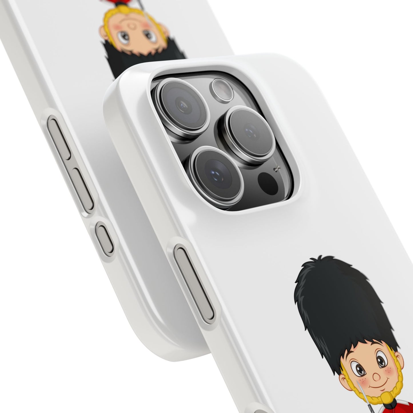 British Guard Slim Phone Cases, Cute Phone Cover, Whimsical Phone Case, Gift for Kids, Unique Phone Accessory, Cartoon Design