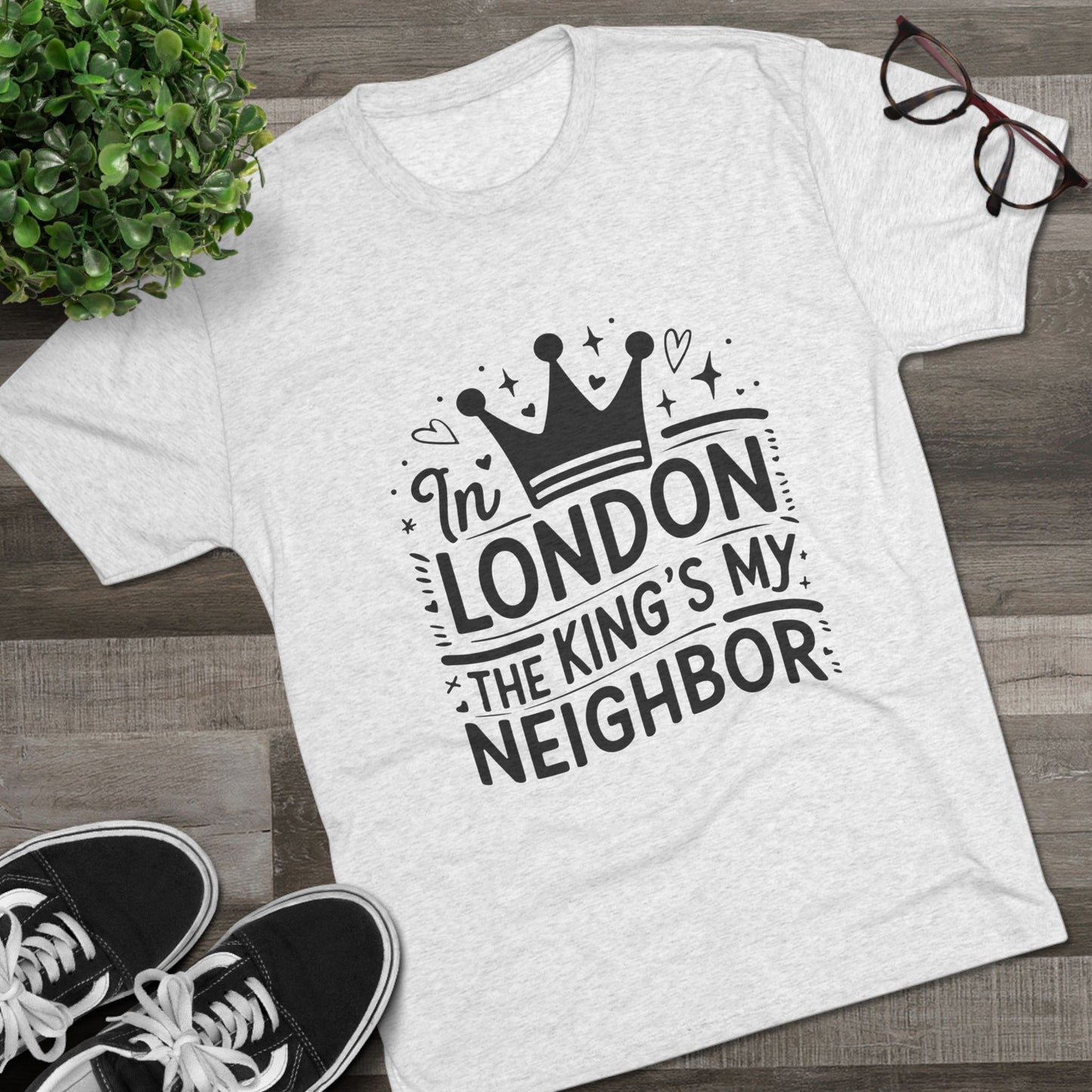 King's Neighbour in London Unisex Tri-Blend Crew Tee