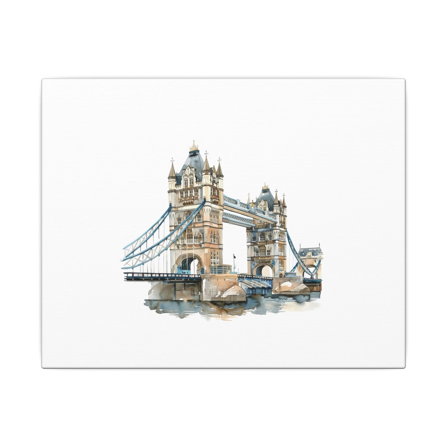 London Bridge Matte Canvas Wall Art, Elegant Home Decor, Unique Gift for Art Lovers, Travel Enthusiast Wall Decor, Modern Aesthetic