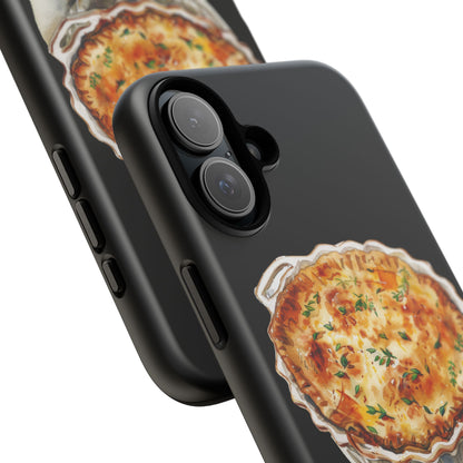 Quiche Phone Case - Funky Kitchen Decor, Foodie Gift, Chef Accessories, Culinary Art, Quirky Phone Cover