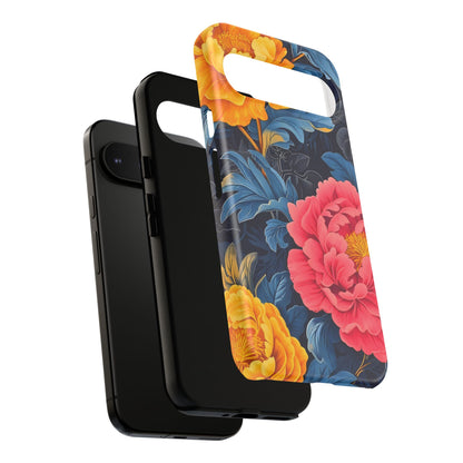 Floral Phone Case, Tough Cases, Stylish Mobile Cover, Gifts for Her, Phone Accessories, Unique Flower Design