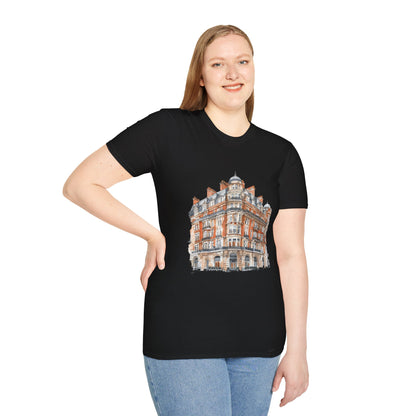 Unisex Softstyle T-Shirt - Classic British Architecture - Elegant Historic Building