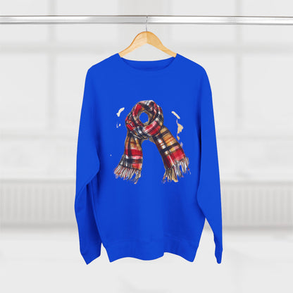Unisex Crewneck Sweatshirt - Classic British Plaid Scarf