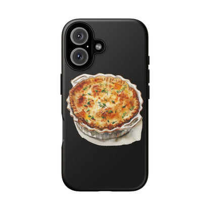 Quiche Phone Case - Funky Kitchen Decor, Foodie Gift, Chef Accessories, Culinary Art, Quirky Phone Cover