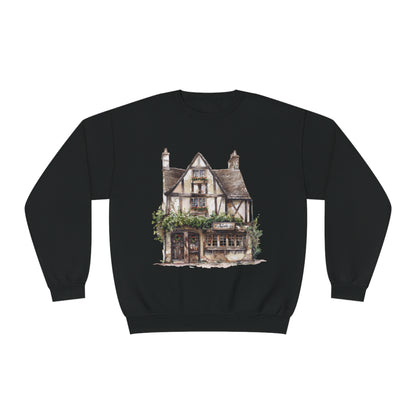 Unisex NuBlend® Crewneck Sweatshirt - British Historic House Classic Architectural Elegance