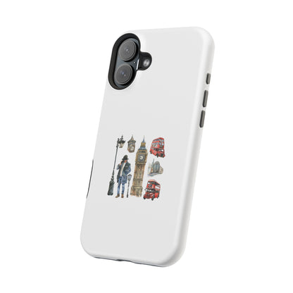 London-Inspired Magnetic Tough Cases | Custom Phone Covers for Travel Lovers, Gift for Friends, Unique Accessories, Phone Protection