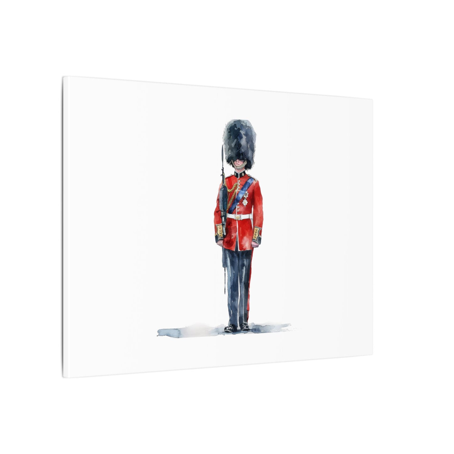 Royal Guard Canvas Art Print, British Soldier Wall Decor, Home Decoration, Gift for History Lovers, Art for Offices, Unique Wall Gallery