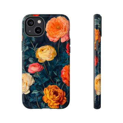 Floral Phone Case, Tough Cases for Phone Protection, Gift for Flower Lovers, Floral Designs, Spring Decor