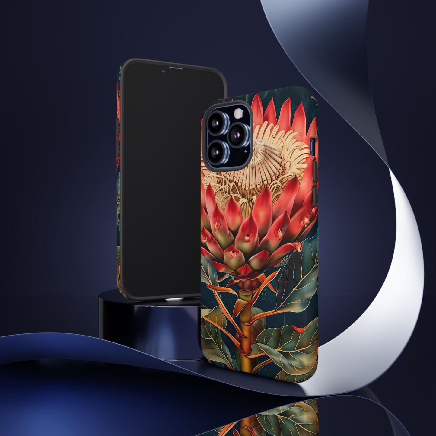 Tough Cases: Vibrant Floral Phone Case, Tough Phone Covers, Floral Art Cases, Nature Design Accessories, Gift for Nature Lovers