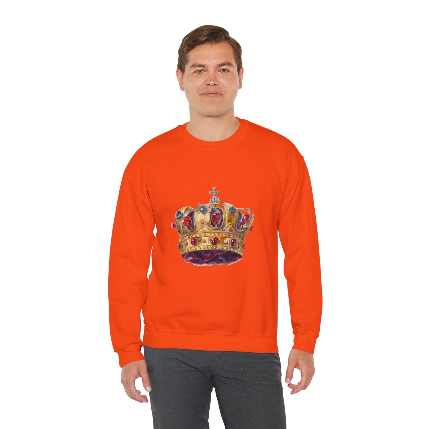 Unisex Heavy Blend™ Crewneck Sweatshirt High Grade - British Royal Crown