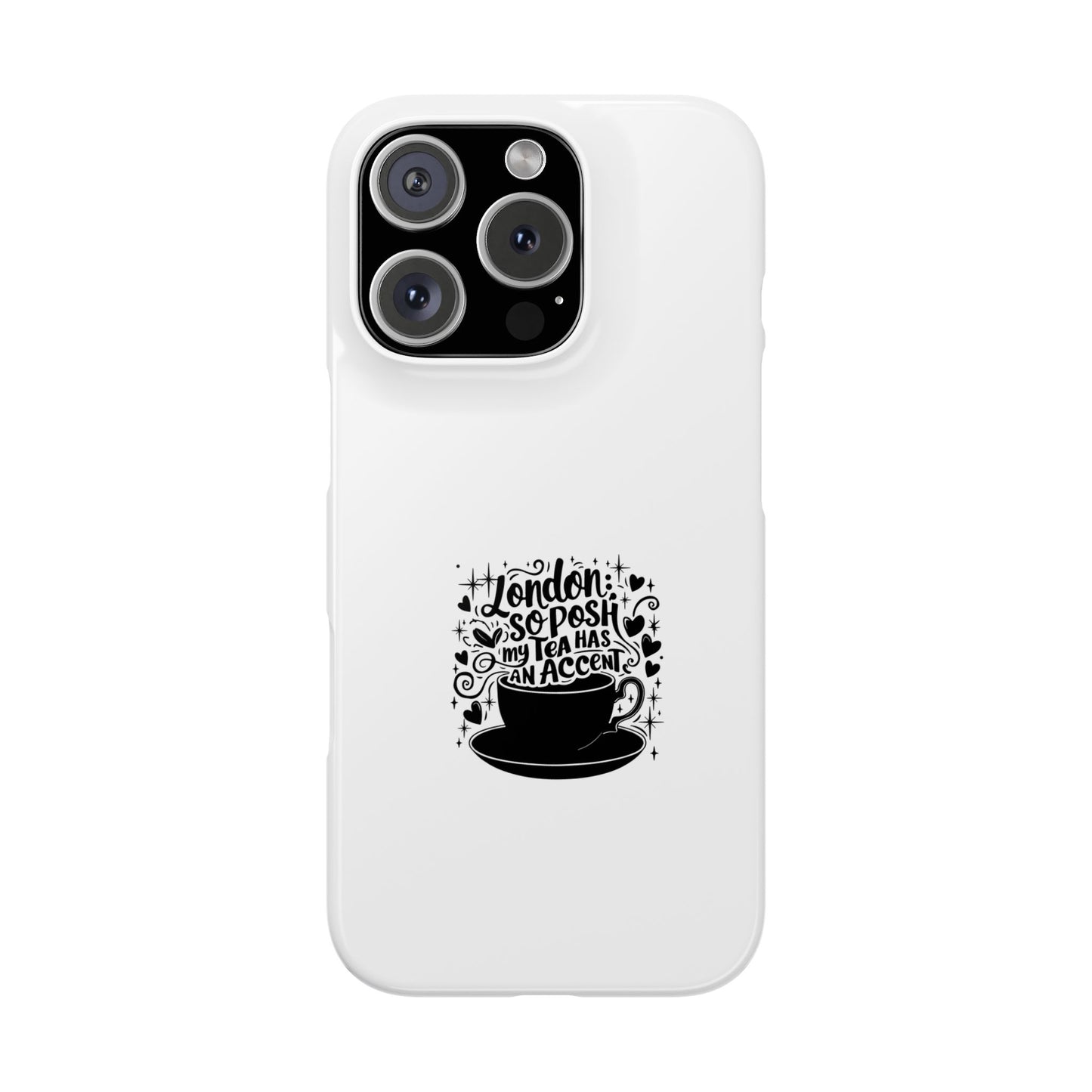 Coffee Lover Slim Phone Cases, Custom Smartphone Cover, Gifts for Coffee Enthusiasts, Unique Accessories, Birthday Gift Idea