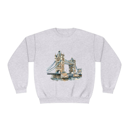 Unisex NuBlend® Crewneck Sweatshirt - London Bridge - Iconic Landmark