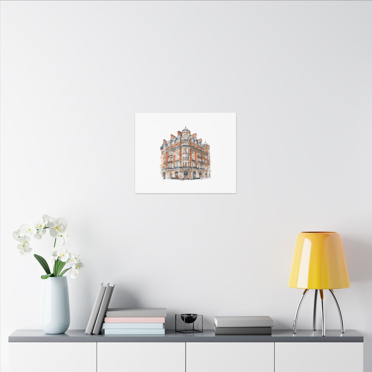 Artistic Matte Canvas Print of Historic Building, Wall Art Decor, Home Interior, Unique Gift, Fine Art, Architecture Lover, Urban Design
