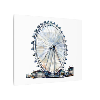 London Eye Canvas Print, Wall Art Decor, Travel Gift, Home Decoration, Unique Art Piece