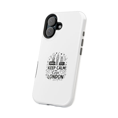 Keep Calm and Love London Magnetic Phone Case