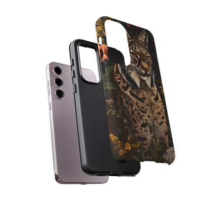 Wildlife Phone Case with Lynx Design, Tough Cases, Animal Lovers Gift, Nature Inspired Accessories, Unique Tech Protection