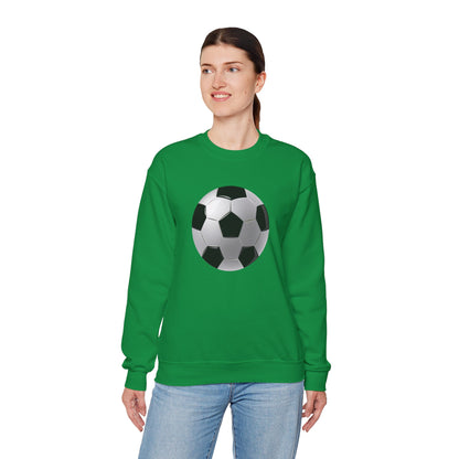 Unisex Heavy Blend™ Crewneck Sweatshirt - Dynamic Football Design - Sports Passion and Energy