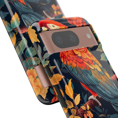 Vibrant Parrot Phone Case - Tough, Stylish, Nature-Inspired, Tropical, Wildlife, Perfect Gift, Summer Vibes