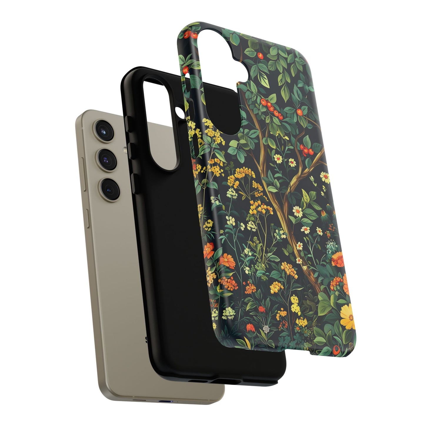 Floral Phone Case - Tough Cases, Colorful Nature Design, Gift for Flower Lovers, Phone Accessory, Unique Cell Phone Cover