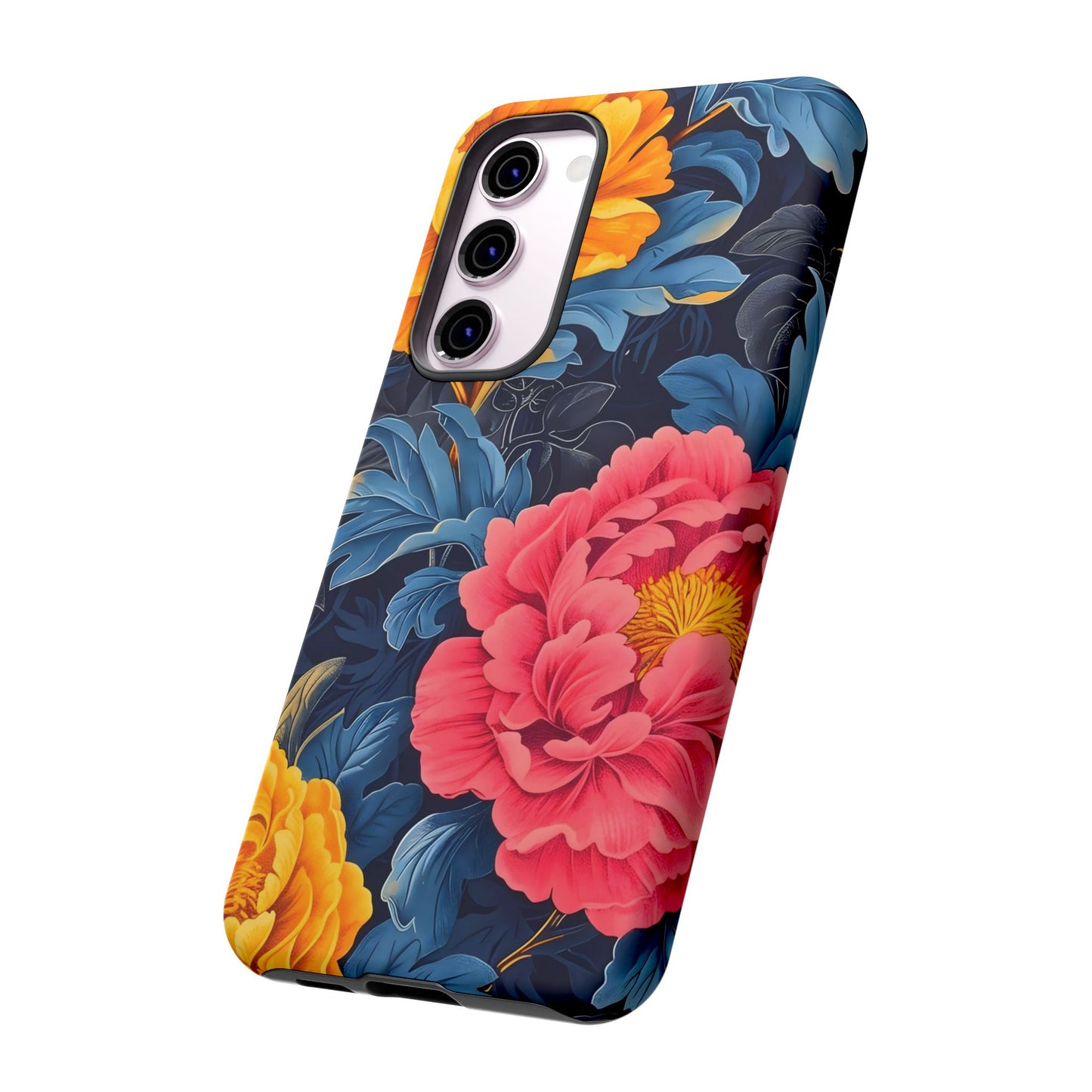 Floral Phone Case, Tough Cases, Stylish Mobile Cover, Gifts for Her, Phone Accessories, Unique Flower Design