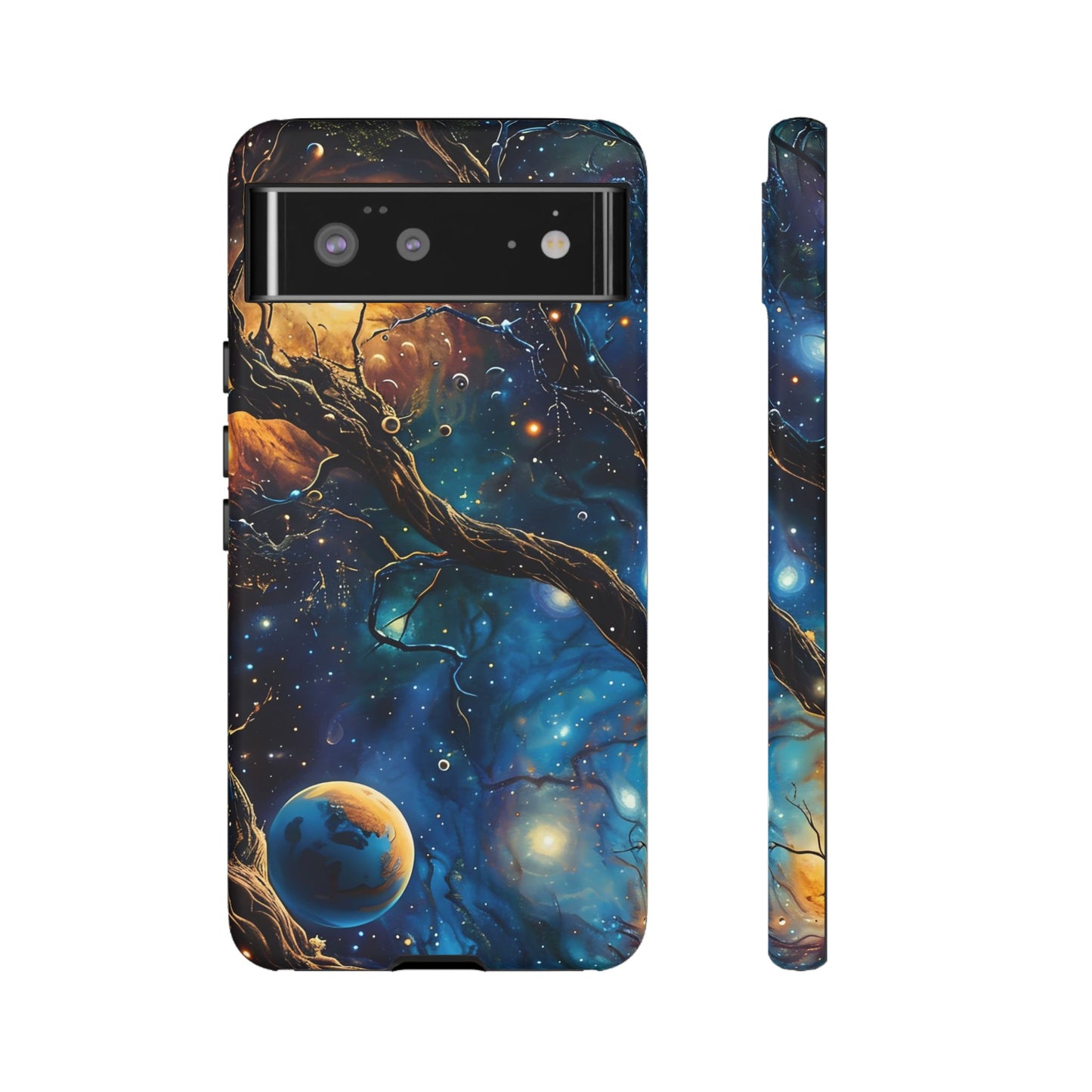 Galaxy Phone Case, Tough Cases with Cosmic Design, Unique Gift for Astronomers, Sci-Fi Fans, Starry Night, Outer Space