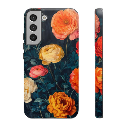Floral Phone Case - Tough Cases, Stylish Protection, Gift for Flower Lovers, Customizable Cover, Floral Design Mobile Accessory