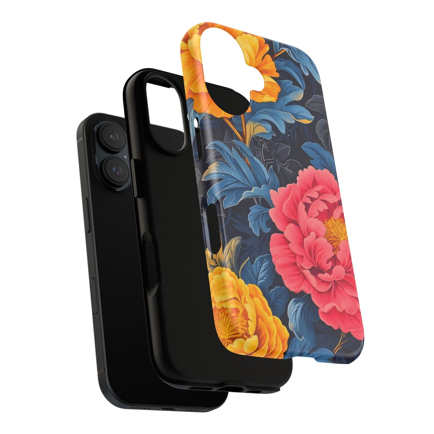 Floral Phone Case, Tough Cases, Stylish Mobile Cover, Gifts for Her, Phone Accessories, Unique Flower Design