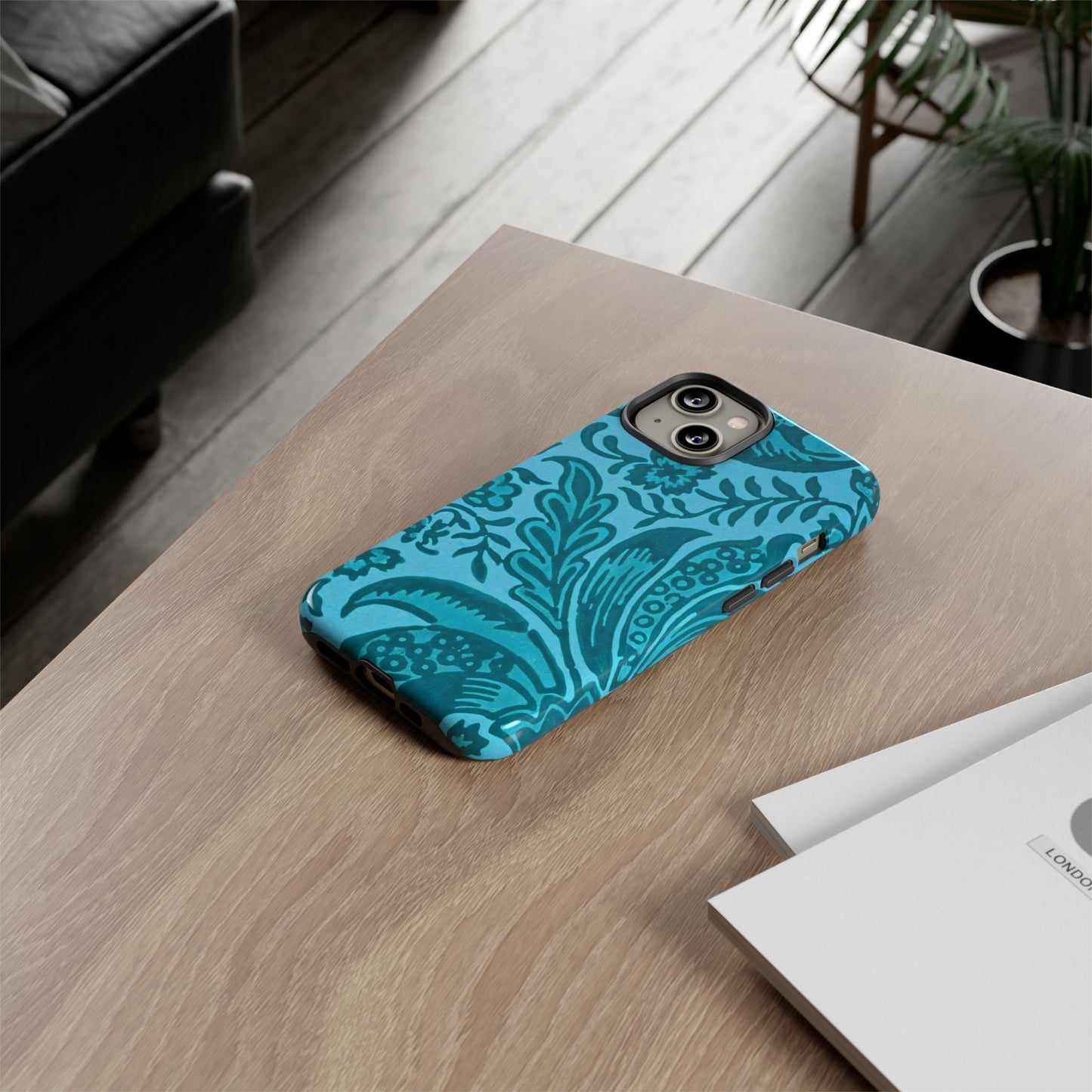 Tough Cases Floral Phone Case, Boho Chic Cover for Smartphones, Unique Gift for Her, Trendy Tech Accessory, Perfect for Personalization