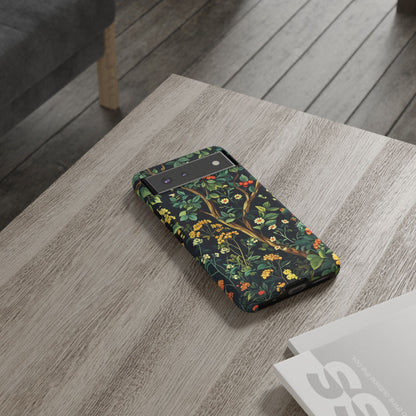 Floral iPhone Case, Nature Inspired Tough Case, Botanical Phone Cover, Eco-Friendly Gift, Unique Floral Design