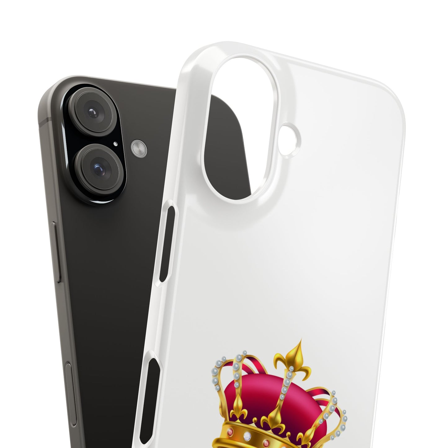 Stylish Crown Phone Case | Slim Fit, Fun Design, Ideal Gift for Royalty Lovers, Birthday or Holiday Present, Phone Accessories