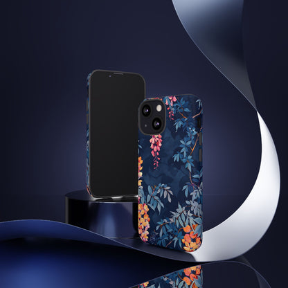 Floral iPhone Case, Tough Phone Cover, Gift for Her, Nature Lover Accessory, Spring Decor, Unique Floral Design