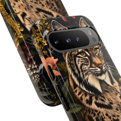 Wildlife Phone Case with Lynx Design, Tough Cases, Animal Lovers Gift, Nature Inspired Accessories, Unique Tech Protection