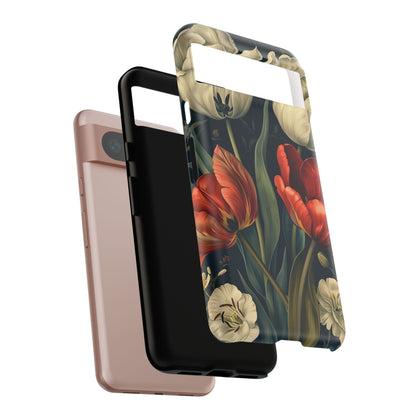 White Flower Tough Cases