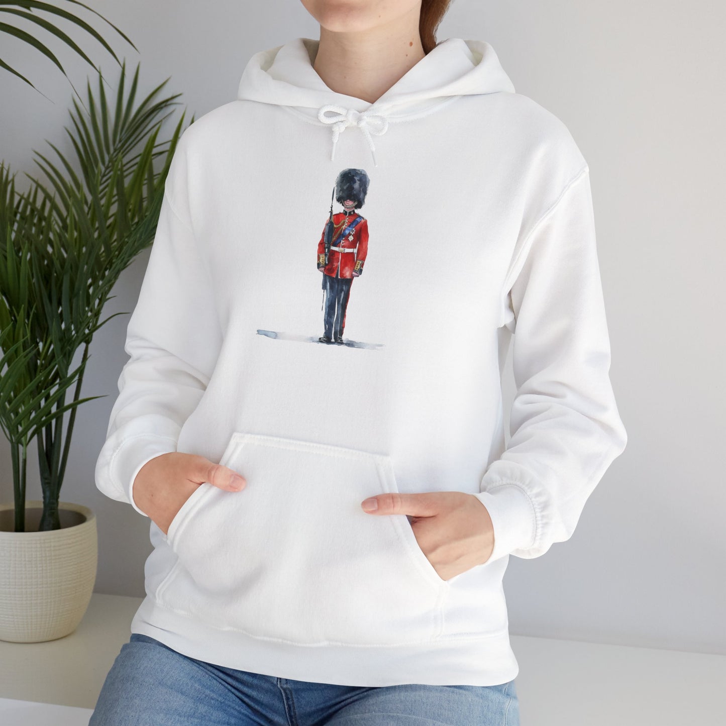 Unisex Heavy Blend™ Hooded Sweatshirt - Cornish Courage - Red Jackets of Bodmin