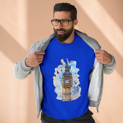 Unisex Crewneck Sweatshirt - Iconic Big Ben Clock Tower