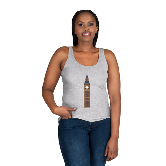 Women's Tank Top - Vintage Big Ben Wall Art Design