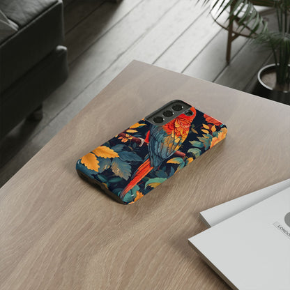 Vibrant Parrot Phone Case - Tough, Stylish, Nature-Inspired, Tropical, Wildlife, Perfect Gift, Summer Vibes