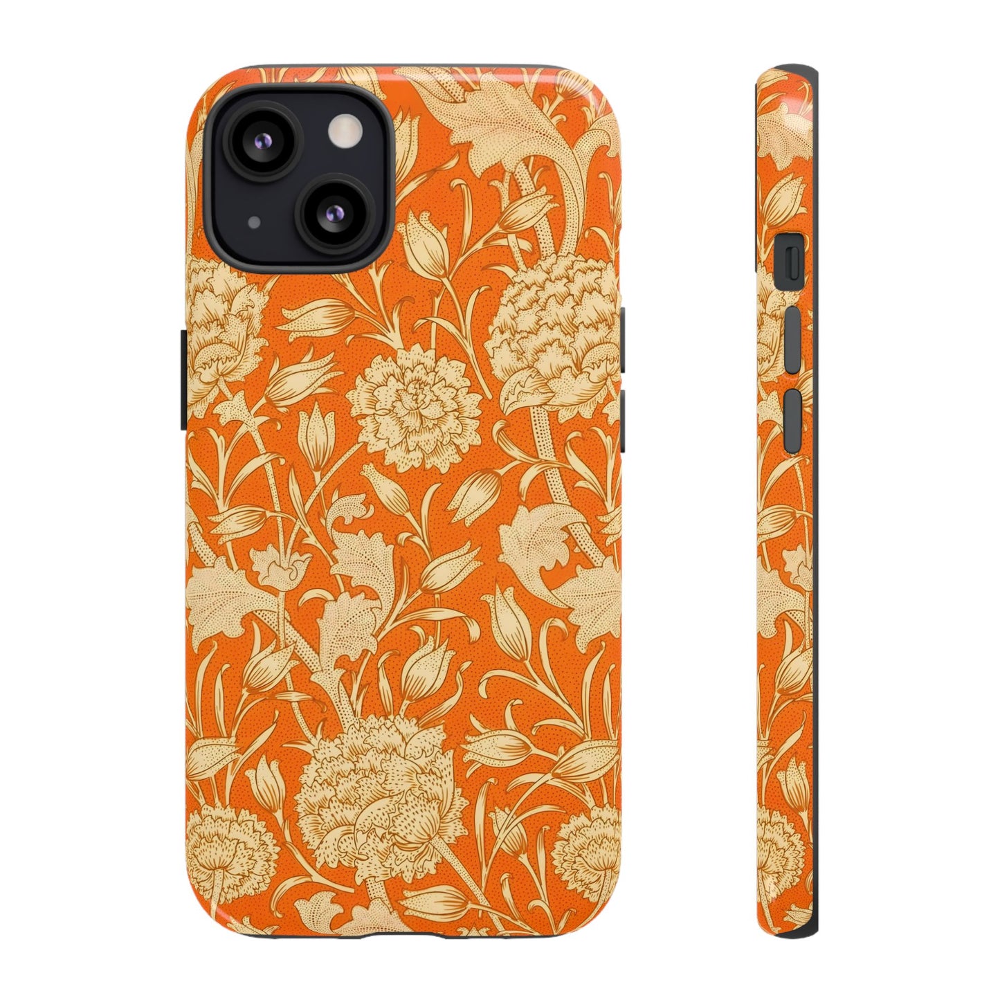 Floral Phone Case, Vibrant Tough Cases for Garden Lovers, Stylish Protection, Gift for Birthdays, Spring Decor, Unique Design
