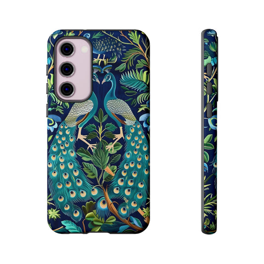 Peacock Tough Phone Case - Colorful Protective Cover, Nature Lover Gift, Stylish Accessory for Celebrations