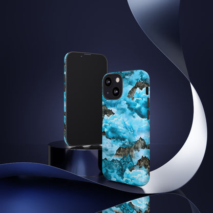 Mountain Wave Phone Case - Adventure Gear, Outdoor Gifts, Stylish Cases, Trendy Accessories, Nature Lovers
